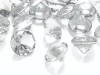 DIAMENTOWE KONFETTI bezbarwne kryształki 10szt 2cm - zdjęcie