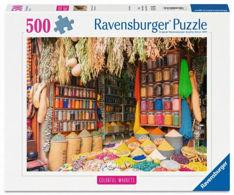 Puzzle 500 Colorful Spices, Morocco Puzzle 500 Colorful Spices, Morocco