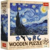 Puzzle 200  Drewniane Gwiaździsta Noc Vincent Van Gogh 20248 - zdjęcie