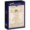 Puzzle 1000 elementów. Człowiek Witruwiański. Leonardo Da Vinci, 1490 - zdjęcie