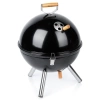 Grill węglowy stalowy kulisty przenośny 31x31x41 cm - zdjęcie