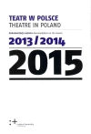 Teatr w Polsce 2015 (dokumentacja sezonu 2013/2014) - zdjęcie