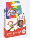 Kredki świecowe 16 kolorów FIORELLO - zdjęcie