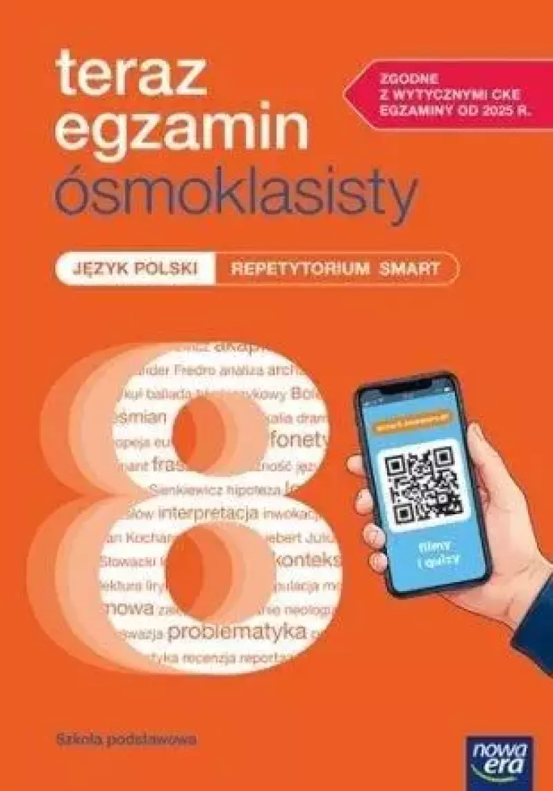 Teraz egzamin ósmoklasisty. Język polski. Repetytorium 2026-2027 EXAM PREPARATION klasy 4-8 SMART