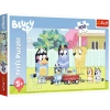 Puzzle 100 elementów. Wesoły świat Bluey - zdjęcie