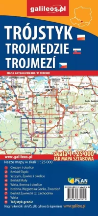Trójstyk, mapa wodoodporna, 1 : 25 000, zdjęcie 2