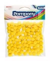 Pompony żółte 10mm 100szt - zdjęcie