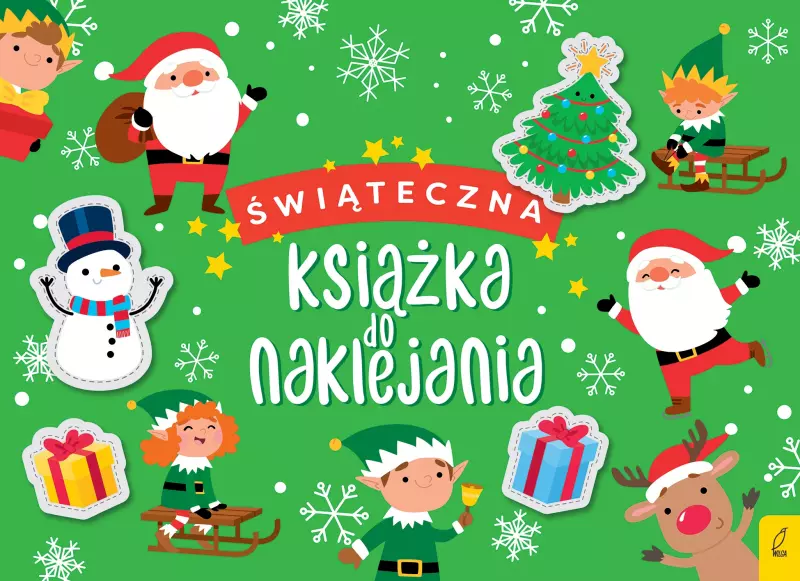 Świąteczna książka do naklejania Świąteczna książka do naklejania