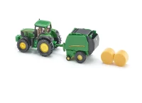 Traktor John Deere z prasą, zdjęcie 2