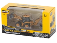 Koparka ładowarka metalowa z ruchomymi łyżkami Die-Cast H-toys 1704 1:50, zdjęcie 9