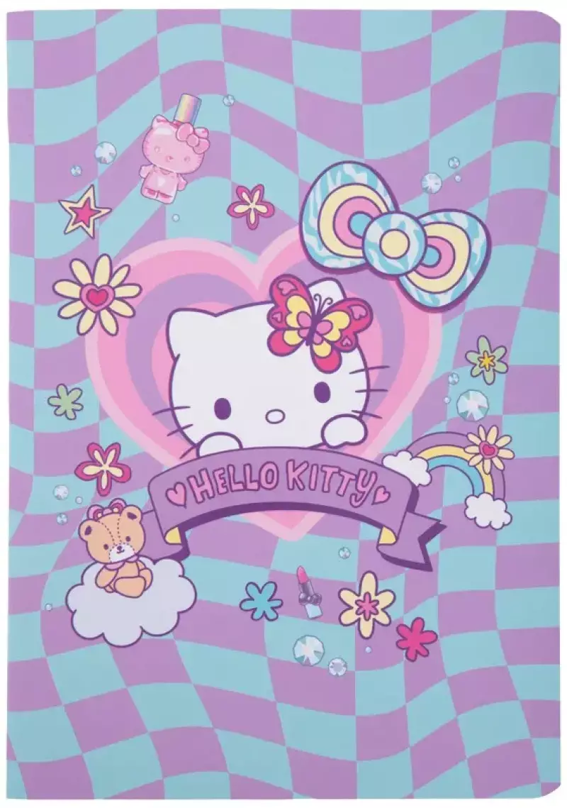 Zeszyt A5 32 k. kratka Hello Kitty Pink 1 wzór 2, Patio