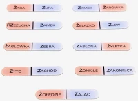 Domino logopedyczne. Opozycja Ż (RZ) - Z, zdjęcie 2