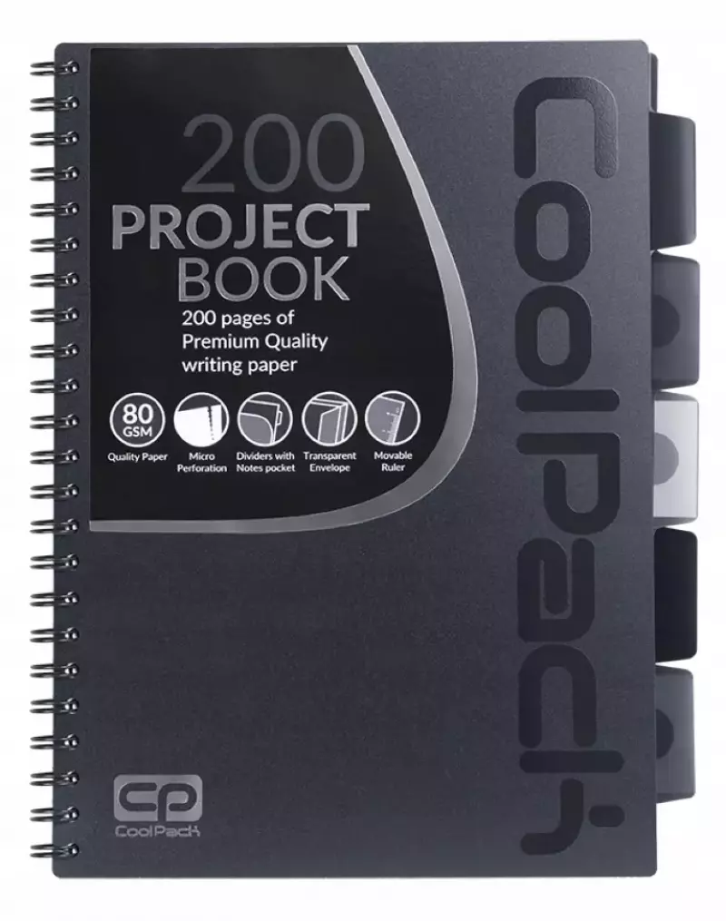 Kołobrulion A4. CoolPack, szary