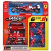 BBURAGO metal 1:43 FERRARI FORMULA PIT PASS Lecler - zdjęcie