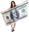 Ręcznik kąpielowy DOLAR - zdjęcie