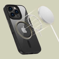 Tech-Protect Magmat MagSafe iPhone 16 Pro BLACK/CLEAR, zdjęcie 3