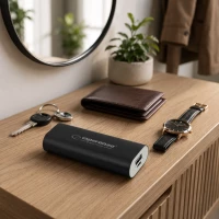 Esperanza Power Bank 4400Mah Hadron Czarny, zdjęcie 5