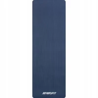 Mata Fitness Nbr Antypoślizgowa 183x60x1CM Niebieska + Pokrowiec Enero Fit, zdjęcie 2