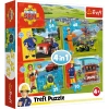 Puzzle 4w1. Odważny Strażak Sam - zdjęcie