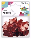 Konfetti serca czerwone 10g - zdjęcie