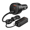 Ładowarka samochodowa Orico ChargeClip 108W 2x USB-A + 4x USB-C z klipsem - czarna - zdjęcie