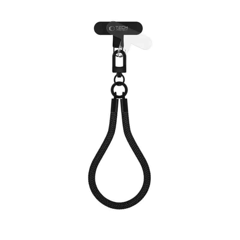Tech-Protect C3S Rope Wrist Strap BLACK/BLACK Tech-Protect C3S Rope Wrist Strap BLACK/BLACK