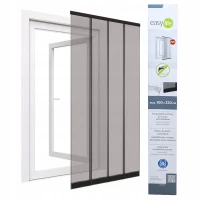 Moskitiera Drzwiowa Lamelowa 100X220 Poliester+taśma Rzep, zdjęcie 7