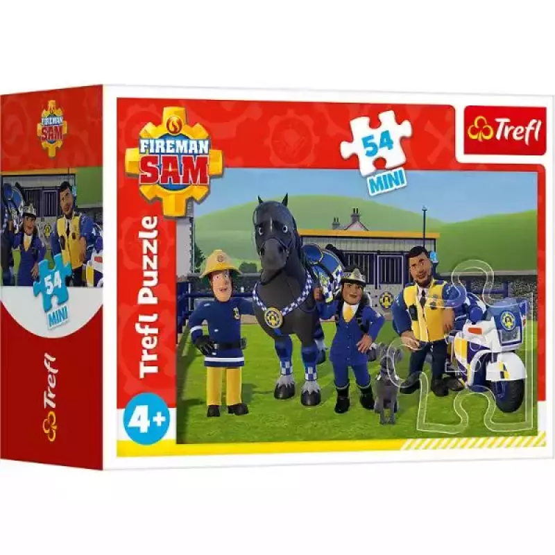 Puzzle 54el Mini Strażak Sam w gotowości. 54205 TREFL