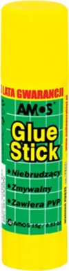 Klej w sztyfcie 15g (20szt) AMOS - zdjęcie