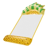 Materac dmuchany plażowy hamak wodny leżak fotel krzesło do pływania basenu ananas, zdjęcie 6