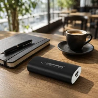 Esperanza Power Bank 4400Mah Hadron Czarny, zdjęcie 8