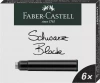 Naboje krótkie czarne 6szt FABER CASTELL - zdjęcie