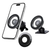 Spigen MFT13 Magnetic MagSafe Dashboard & Vent Car Mount Silver - zdjęcie