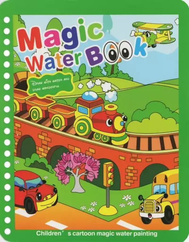 Magic book. W podróży. Malowanka wodna Magic book. W podróży. Malowanka wodna
