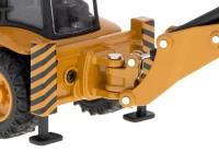 Koparka ładowarka metalowa z ruchomymi łyżkami Die-Cast H-toys 1704 1:50, zdjęcie 5