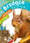 Brzdące kolorują zwierzaki w lesie - zdjęcie
