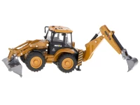 Koparka ładowarka metalowa z ruchomymi łyżkami Die-Cast H-toys 1704 1:50, zdjęcie 3