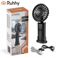 Wentylator ręczny mini czarny Ruhhy, zdjęcie 6