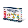 KLOCKI MAŁYCH GENIUSZY KOLOROWE PUZZLE - 80 ELEMENTÓW DO UKŁADANIA - zdjęcie