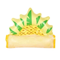 Materac dmuchany plażowy hamak wodny leżak fotel krzesło do pływania basenu ananas, zdjęcie 7