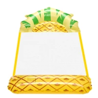 Materac dmuchany plażowy hamak wodny leżak fotel krzesło do pływania basenu ananas, zdjęcie 5