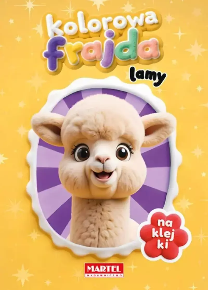 Kolorowanka z naklejkami. Kolorowa frajda. Lamy