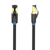 Kabel VENTION IKABF Cat.8 1m (czarny) - zdjęcie