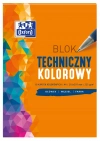 Blok techniczny A4/10K 225G kolor (20szt) OXFORD - zdjęcie