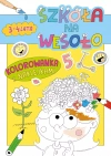 Szkoła na wesoło. Kolorowanka z naklejkami 3-4 lata - zdjęcie