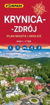 Krynica-Zdrój i okolice. Plan miasta w skali 1:17 500 - zdjęcie