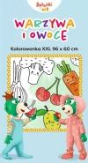 Bobaski i Miś. Kolorowanka XXL. Warzywa - zdjęcie