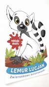 Zwierzakowe kolorowanki Lemur Lucjan - zdjęcie