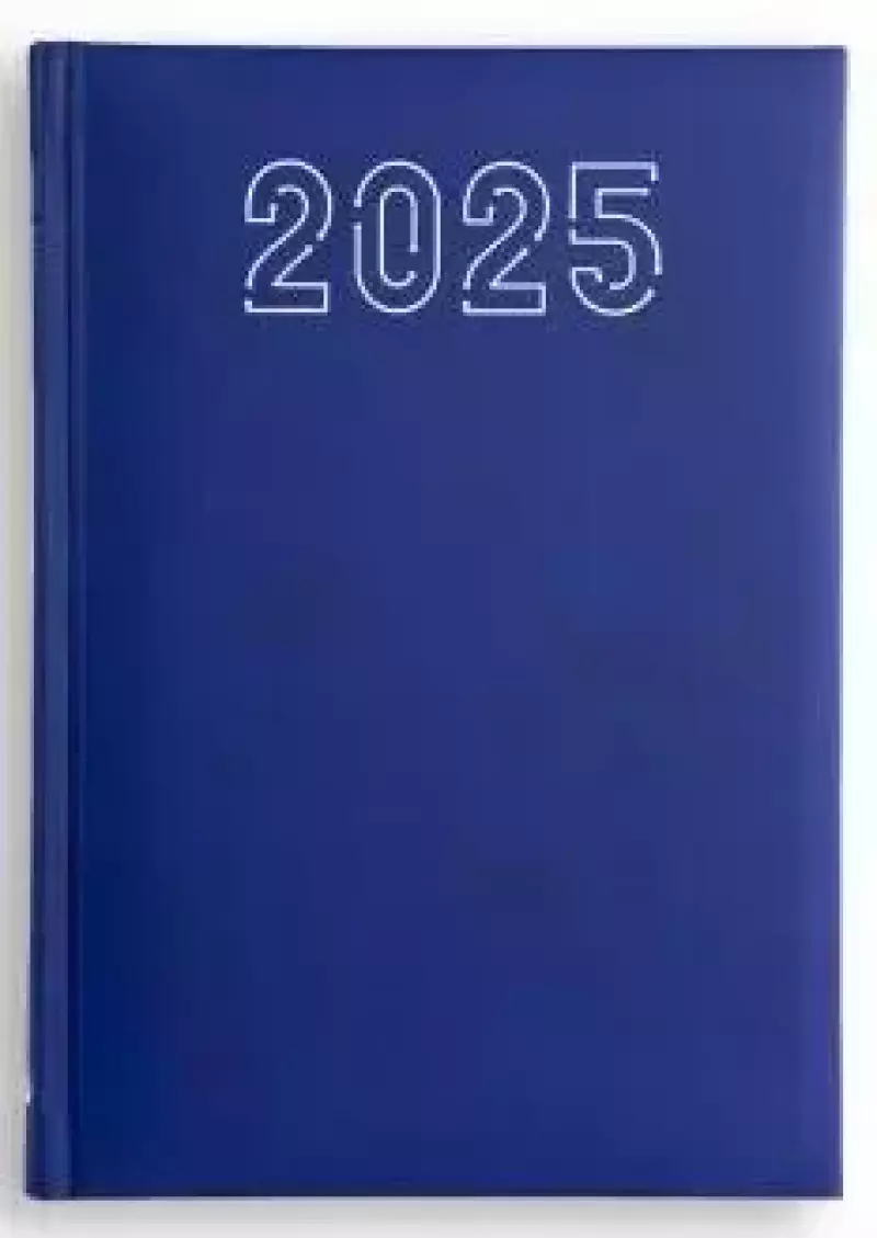 Kalendarz 2025 A5 standard granatowy
