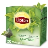 Herbata zielona Lipton piramidki Green Tea Nature (naturalna), 20 torebek - zdjęcie